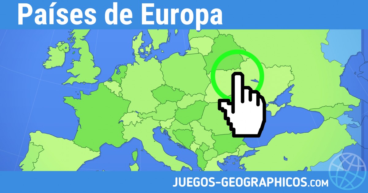 juegos-geograficos juegos de geografia Paises de Europa