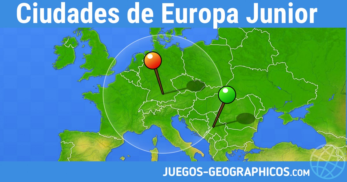 juegos-geograficos juegos de geografia Ciudades de Europa Junior